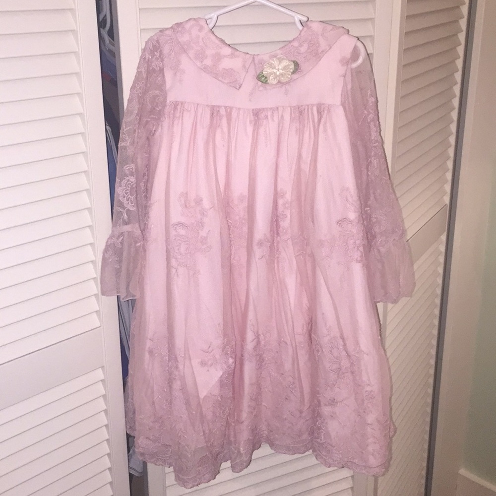 Laura Ashley size 6 pink dress